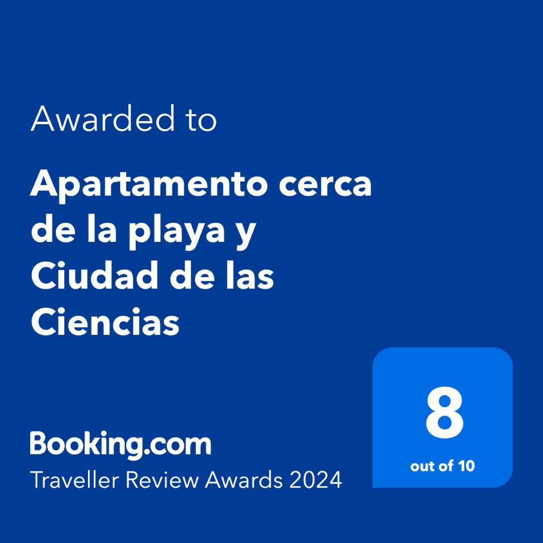 Apartamento Cerca De La Playa Y Ciudad De Las Ciencias Valencia Exterior foto